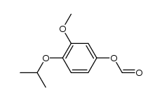 4-isopropoxy-3-methoxyphenyl formate结构式