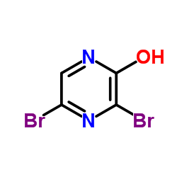 3,5-二溴-2-羟基吡嗪结构式