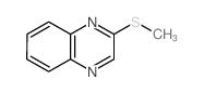 Quinoxaline,2-(methylthio)-结构式