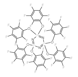 1,3,5,2,4,6-Triazatriphosphorine,2,2,4,4,6,6-hexahydro-2,2,4,4,6,6-hexakis(pentafluorophenoxy)- (7CI,8CI,9CI)结构式