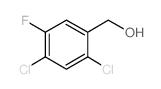2,4-DICHLORO-5-FLUOROBENZYL ALCOHOL结构式