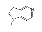 1H-Pyrrolo[3,2-c]pyridine,2,3-dihydro-1-methyl-(9CI)结构式