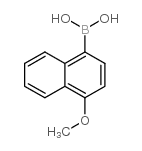 4-甲氧基萘-1-硼酸结构式