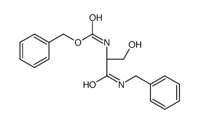 (R)-N-苄基-2-(苄氧羰基氨基)-3-羟基丙酰胺结构式