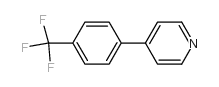 4-(4-三氟甲基苯基)吡啶结构式