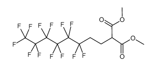 dimethyl 2-(3,3,4,4,5,5,6,6,7,7,8,8,8-tridecafluorooctyl)malonate结构式