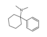 N,N-二甲基-1-苯基环己烷-1-胺结构式