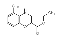 ethyl 5-methyl-3,4-dihydro-2h-1,4-benzoxazine-2-carboxylate结构式