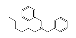 N,N-dibenzylhexan-1-amine结构式