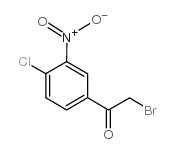 2-溴-1-(4-氯-3-硝基苯基)乙醛-1-酮结构式