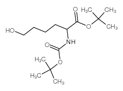 2-(叔丁氧羰基氨基)-6-羟基己酸叔丁酯结构式