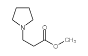 METHYL 3-(PYRROLIDIN-1-YL)PROPANOATE结构式