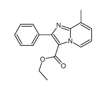 ethyl 8-methyl-2-phenylimidazo[1,2-a]pyridine-3-carboxylate结构式