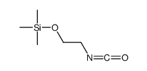 2-isocyanatoethoxy(trimethyl)silane结构式
