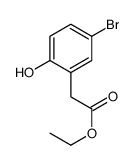 ethyl 2-(5-bromo-2-hydroxyphenyl)acetate结构式