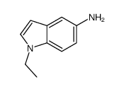 (9ci)-1-乙基-1H-吲哚-5-胺结构式