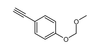 1-ethynyl-4-(methoxymethoxy)benzene结构式