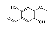 1-(2,5-dihydroxy-4-methoxyphenyl)ethanone结构式
