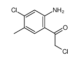 Ethanone, 1-(2-amino-4-chloro-5-methylphenyl)-2-chloro- (9CI)结构式