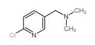 1-(6-氯-3-嘧啶)-N,N-二甲基甲胺结构式