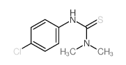 Thiourea,N'-(4-chlorophenyl)-N,N-dimethyl-结构式