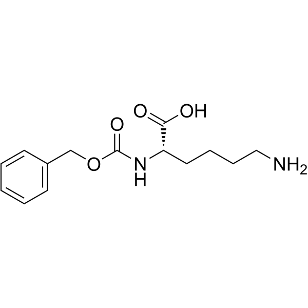 N-alpha-Cbz-L-赖氨酸结构式