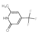 6-甲基-4-(三氟甲基)-2(1H)吡啶酮结构式