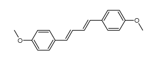trans,trans-1,4-bis(4-methoxyphenyl)-1,3-butadiene结构式