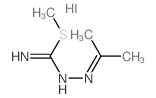 Hydrazinecarboximidothioicacid, 2-(1-methylethylidene)-, methyl ester, hydriodide (1:1)结构式