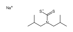 二异丁基氨基二硫代甲酸钠结构式