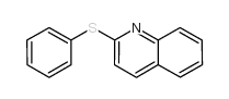 2-(苯基硫)喹啉结构式