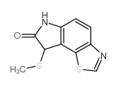 8-METHYLSULFANYL-6,8-DIHYDRO-THIAZOLO[5,4-E]INDOL-7-ONE结构式