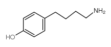 4-(4-氨基丁基)苯酚结构式