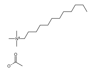 dodecyl(trimethyl)azanium,acetate结构式