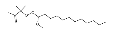 2,3-dimethyl-2-(1-methoxydodecyl)peroxybut-3-ene结构式
