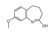 8-甲氧基-1,3,4,5-四氢-苯并[B]氮杂革-2-酮结构式