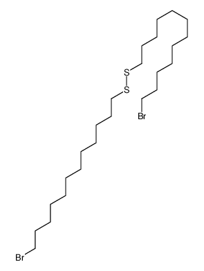 1-bromo-12-(12-bromododecyldisulfanyl)dodecane结构式