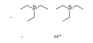 carbanide,platinum(2+),triethylphosphanium结构式