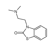 3-[2-(dimethylamino)ethyl]-1,3-benzothiazol-2-one结构式