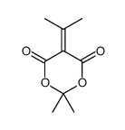 2,2-二甲基-5-(1-甲基亚乙基)-1,3-二噁烷-4,6-二酮结构式