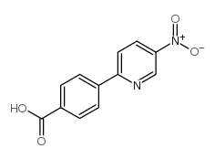 4-(5-硝基吡啶-2-基)苯甲酸结构式