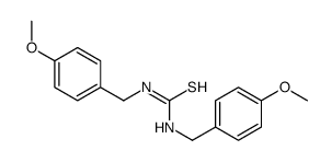 1,3-bis[(4-methoxyphenyl)methyl]thiourea结构式
