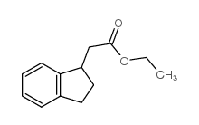 2,3-二氢-1H-茚-1-乙酸乙酯结构式