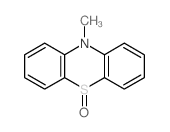 Phenothiazine, 10-methyl-, 5-oxide结构式