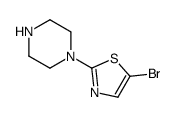 1-(5-溴-2-噻唑)-哌嗪结构式