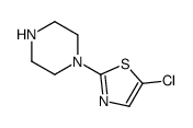 1-(5-氯-2-噻唑)-哌嗪结构式