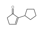 2-cyclopentylcyclopent-2-en-1-one结构式