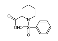 (S)-1-(Phenylsulfonyl)pipecolinic acid结构式