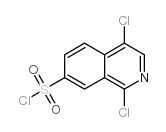 1,4-二氯-7-异喹啉磺酰氯结构式