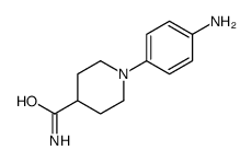 1-(4-aminophenyl)piperidine-4-carboxamide结构式